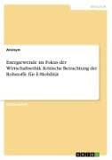 Energiewende im Fokus der Wirtschaftsethik. Kritische Betrachtung der Rohstoffe für E-Mobilität