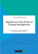 Big Data as a Key Driver of Change Management. The Importance of Culture Change in Transformation Processes