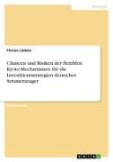 Chancen und Risiken der flexiblen Kyoto-Mechanismen für die Investitionsstrategien deutscher Stromerzeuger