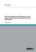 Sind eine Nettoneuverschuldung von null und ein Abbau der Staatsschuld sinnvolle Politikziele?
