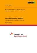 Die Ablehnung eines Angebots