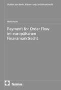 Payment for Order Flow im europäischen Finanzmarktrecht