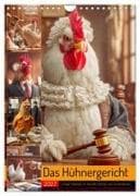 Das Hühnergericht - Lustiger Kalender für Anwälte, Richter und Jurastudenten (Wandkalender 2027 DIN A4 hoch), CALVENDO Monatskalender
