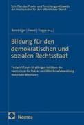 Bildung für den demokratischen und sozialen Rechtsstaat