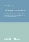 Wertungen im Steuerrecht