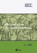 Zeitschrift für die Geschichte Rheinhessens