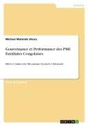 Gouvernance et Performance des PME Familiales Congolaises