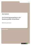 Die Kronzeugenregelung in der Bundesrepublik Deutschland
