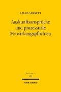 Auskunftsansprüche und prozessuale Mitwirkungspflichten