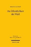 Die Öffentlichkeit der Wahl