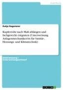 Kupferrohr nach Maß ablängen und fachgerecht entgraten (Unterweisung Anlagenmechaniker/in für Sanitär-, Heizungs- und Klimatechnik)