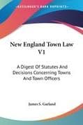 New England Town Law V1