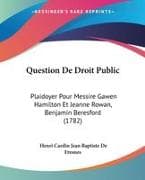 Question De Droit Public