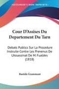 Cour D'Assises Du Departement Du Tarn