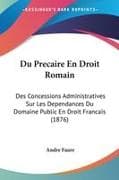 Du Precaire En Droit Romain
