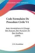 Code Formulaire De Procedure Civile V4