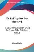 De La Propriete Des Mines V1