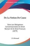 De La Notion De Cause