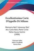 Eccellentissima Corte D'Appello Di Milano