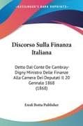 Discorso Sulla Finanza Italiana