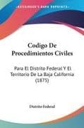 Codigo De Procedimientos Civiles