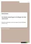 Les droits numériques en Afrique du Sud. 2020-2025
