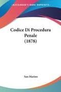 Codice Di Procedura Penale (1878)