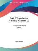 Code D'Organisation Judiciaire Allemand V2