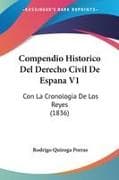 Compendio Historico Del Derecho Civil De Espana V1