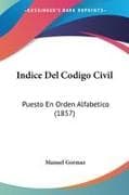 Indice Del Codigo Civil