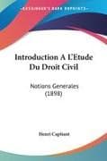 Introduction A L'Etude Du Droit Civil