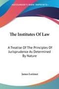 The Institutes Of Law