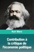 Contribution à la critique de l'économie politique