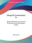 Abrege Du Commentaire V1