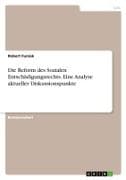Die Reform des Sozialen Entschädigungsrechts. Eine Analyse aktueller Diskussionspunkte