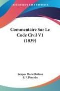 Commentaire Sur Le Code Civil V1 (1839)