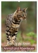 Bengalkatzen - Anmut und Abenteuer (Wandkalender 2027 DIN A2 hoch), CALVENDO Monatskalender