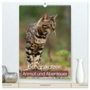 Bengalkatzen - Anmut und Abenteuer (hochwertiger Premium Wandkalender 2027 DIN A2 hoch), Kunstdruck in Hochglanz