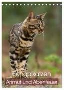 Bengalkatzen - Anmut und Abenteuer (Tischkalender 2027 DIN A5 hoch), CALVENDO Monatskalender