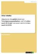Allgemeine Ansatzkriterien von Vermögensgegenständen und Schulden nach HGB und von assets und liabilities nach IAS/IFRS