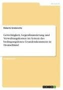 Gerechtigkeit, Gegenfinanzierung und Verwaltungskosten im System des bedingungslosen Grundeinkommens in Deutschland