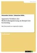 Apparative Verfahren der Werbewirkungsmessung am Beispiel des Eyetracking