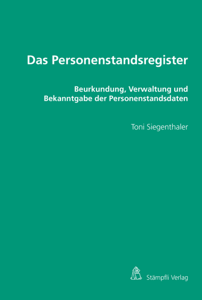 Das Personenstandsregister