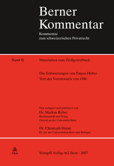 Materialien zum Zivilgesetzbuch Band II