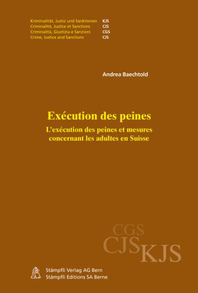 Exécution des peines