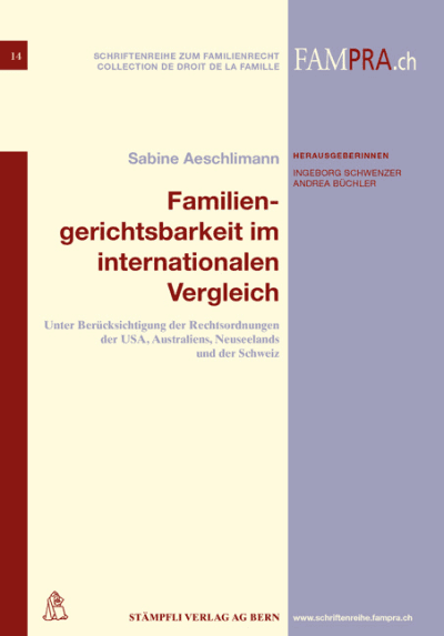 Familiengerichtsbarkeit im internationalen Vergleich