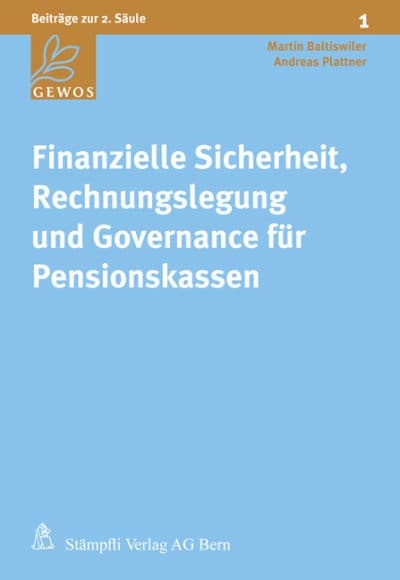 Finanzielle Sicherheit, Rechnungslegung und Governance für Pensionskassen