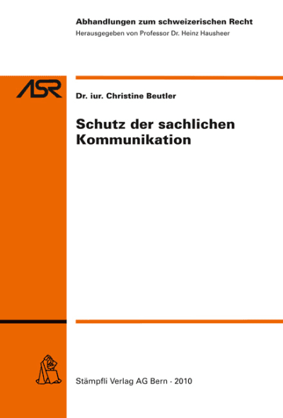 Schutz der sachlichen Kommunikation