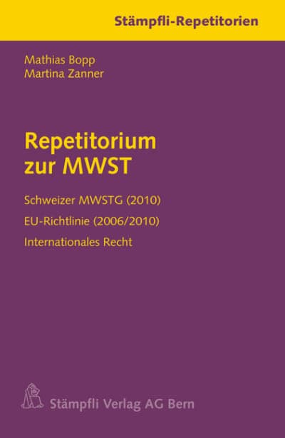 Repetitorium zur MWST