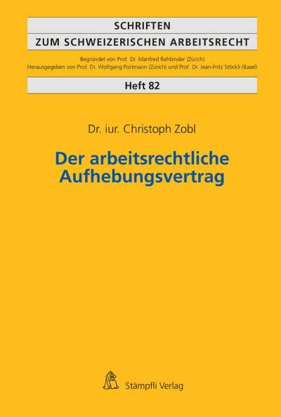 Der arbeitsrechtliche Aufhebungsvertrag